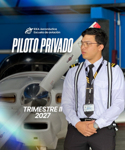 Curso de piloto privado 2027 trimestre II- OFERTA FLASH